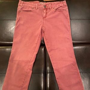 Free People pink skinny jean